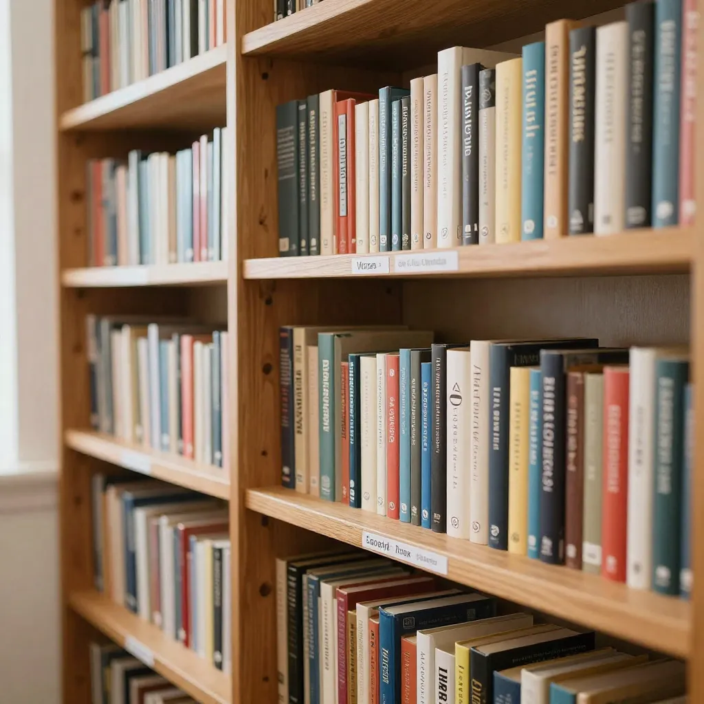 Alphabetical book organization